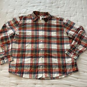 J. Crew Women’s Plaid Flannel Button Down Shirt